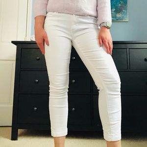 Ann Taylor aloft White Denim Jeans